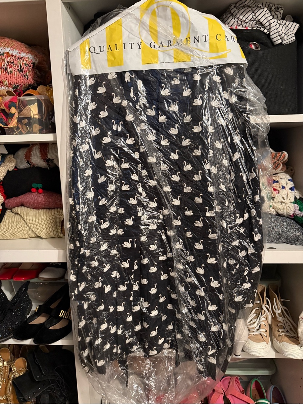 Anthropologie Black Swan Caroline dress